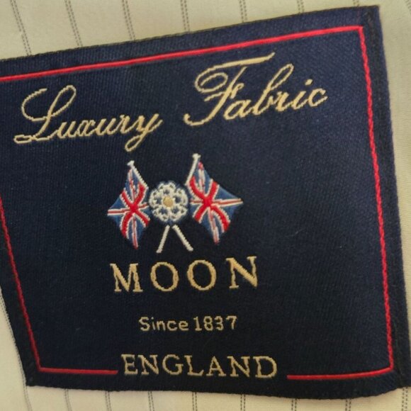 J.Crew Campbell Blue Herringbone Tweed Moon Wool Blazer Gold Button Size 0p - Picture 10 of 12